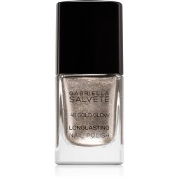 Gabriella Salvete Longlasting Enamel lac de unghii cu rezistenta indelungata cu particule stralucitoare culoare 48 Gold Glow 11 ml