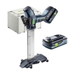 Festool - ISC 240 HPC 4,0 EBI-Plus - Fierastrau pentru materiale izolatoare cu 2 acumulatori, Li-Ion, 18 V, 4 Ah, valiza speciala
