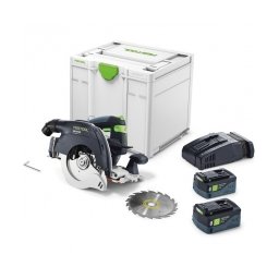 Festool - HKC 55 5,0 EBI-Plus-SCA - Fierastrau circular cu 2 acumulatori, Li-Ion, 18 V, 5 Ah, 160x20 mm, valiza speciala