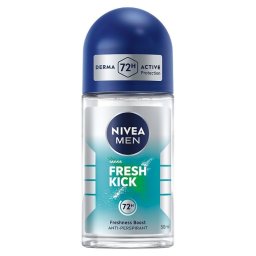 Nivea Deodorant Roll-on, Barbati, 50 ml, Fresh Kick