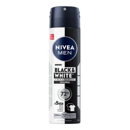 Nivea Deodorant spray, Barbati, 150 ml, Invisible Black White Original