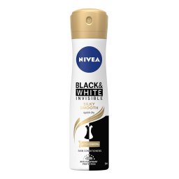 Nivea Deodorant spray, Femei, 150 ml, Invisible Black White Silky Smooth