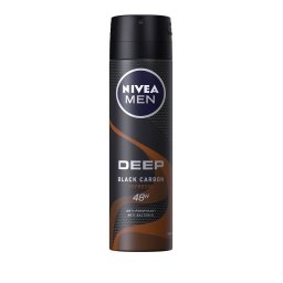 Nivea Deodorant spray, Barbati, 150 ml, Deep Black Carbon Espresso
