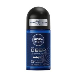 Nivea Deodorant Roll-on, Barbati, 50 ml, Deep