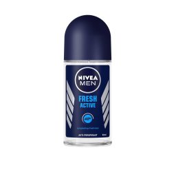 Nivea Deodorant Roll-on, Barbati, 50 ml, Fresh Active