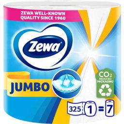 Zewa Jumbo Prosop hartie, 2 straturi, 1 rola, 325 foi