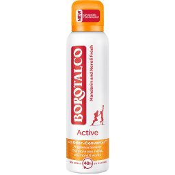 Borotalco Deodorant spray, Unisex, 150 ml, Active Mandarine Neroli Fresh