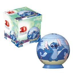 Ravensburger - Puzzle 3D bila Disney Stitch 54 piese