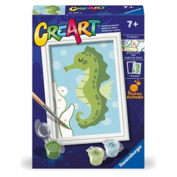 Ravensburger - CreArt pictura pe numere pentru copii calut de mare prietenos