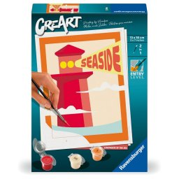 Ravensburger - CreArt pictura pe numere pentru copii far pe plaja