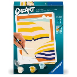 Ravensburger - CreArt pictura pe numere pentru copii timpuri insorite