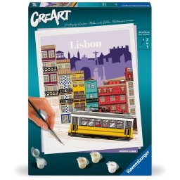 Ravensburger - CreArt pictura pe numere pentru adulti Lisabona