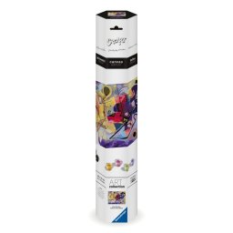Ravensburger - CreArt pictura pe numere pentru adulti Tablou Canvas Kandinsky galben rosu albastru