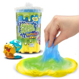 Craze - Magic Slime XXL 600 ml mix de trei culori cu figurina care absoarbe slime-ul modele asortate
