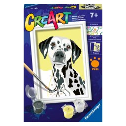 Ravensburger - CreArt pictura pe numere pentru copii caine dalmatian