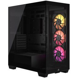 Corsair iCUE Link 3500X RGB Midi-Tower, Geam Temperat - negru