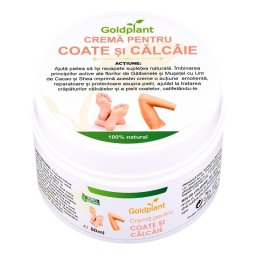 Crema pentru Coate si Calcaie 50ml Goldplant