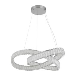 Lustră LED dimabilă pe cablu Globo 67162-110CCT MUCKY 110W/230V d. 78 cm + telecomandă