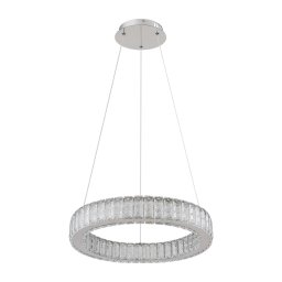 Lustră LED dimabilă pe cablu Globo 67162-50 MUCKY LED/50W/230V d. 50 cm + telecomandă