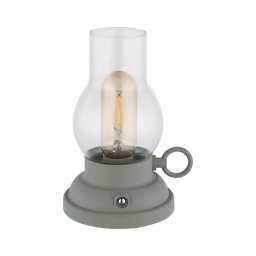 Lampă LED tactilă reîncărcabilă dimabilă de masă Globo 58016B PETRO LED/1W/3,7V 1200 mAh verde