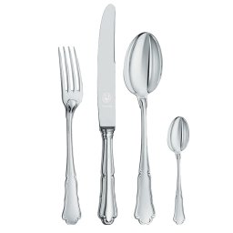 BAROCCO Set tacamuri Argint masiv 24 piese