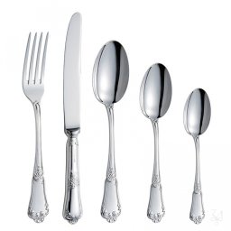 FLOREALE Set tacamuri Argint masiv 88 piese