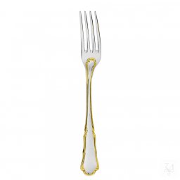 Barocco Furculita masa Argint masiv Decor Aur 24K