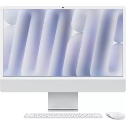 Sistem All-In-One Apple iMac 2024, 24", Retina 4.5K, Apple M4, 10-core CPU, 10-core GPU, RAM 16GB, SSD 512GB, Tastatura INT, Mac OS Sequoia, Silver
