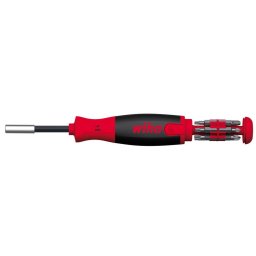 Surubelnita cu suport extensibil pentru 12 biti de 25 mm si adaptor magnetic de 1/4