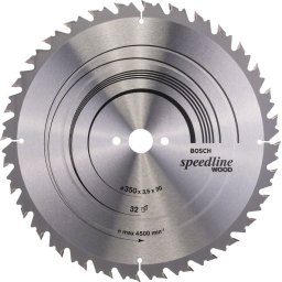 Panza de fierastrau circular pentru lemn, 350 x 30 x 3.5 mm, 32 dinti