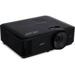 Proiector Acer X1228H, XGA 1024*768, up to WUXGA 1920*1200, 4500 lumeni, DLP 3D ready, 4:3/ 16:9, 20.000:1, dimensiune maxima imagine 300", distanta maxima de proiectie 11.8 m, boxa 3W, lampa 6.000 ore/ 15.000 ore Ecomode, 24-32 dB, 2.8 kg, D-sub, HDMI, P
