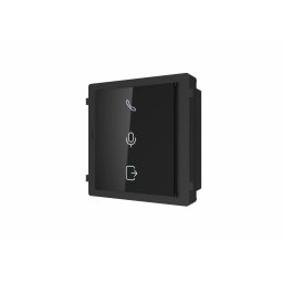 Modul indicator de stare videointerfon modular Hikvision DS-KD-IN;indica starea videointerfonului: apelare, deschidere usa; comunicareaudio bidirectionala; Dimensiuni: 98.5 mm × 100 mm × 33.7 mm; protectie:IP65; Temperatura de functionare: -40°C to +60°C;