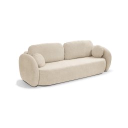 Canapea extensibilă OLBIA, 3 locuri, bej