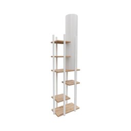 Lampadar cu rafturi VOGUE 1xE27/40W/230V 160 cm alb