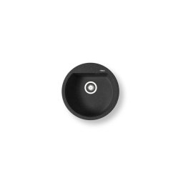 Pyramis 70106911 - Chiuvetă ALAZIA pentru bucătărie, Ø 51 cm, granit/negru