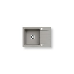 Pyramis 70166001 - Chiuvetă de bucătărie NEXT, 62x44 cm, granit, gri