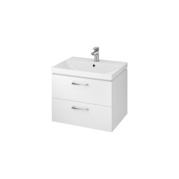 Cersanit S801-142-DSM - Dulap suspendat pentru baie cu lavoar LARA CITY 60, alb