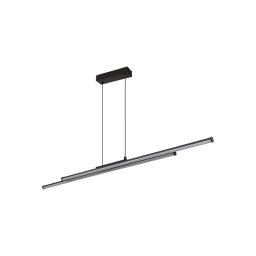 Lustră LED pe cablu Globo 67342-24H KIRINA LED/24W/230V 3000K negru