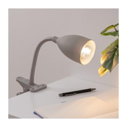 Lampă cu clemă Atmosphera SILY 1xE14/7W/230V gri