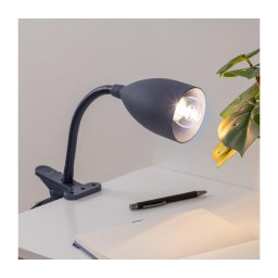 Lampă cu clemă Atmosphera SILY 1xE14/7W/230V albastru