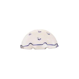 Abajur universal de rezervă din sticlă NONNA E27 d. 20 cm alb/albastru