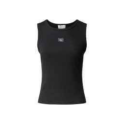 CALVIN KLEIN T-Shirt A - Wvn Lbl 2X2 Cttn LV047C201G UB1 black