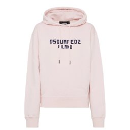 DSQUARED Futer S75GU0597D25015 973 pink + dark navy print
