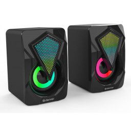 Difuzoare Gaming Denver Electronics GAS500, 3W, 6W RMS, Negru