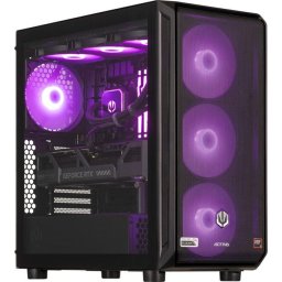 Sistem Desktop PC Actina AMD RyzenTM 7 9800X3D 32 GB DDR5-SDRAM 2 TB SSD NVIDIA GeForce RTX 5070 Ti Midi Tower , Negru