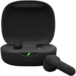 Casti In-Ear JBL Wave Flex 2, True Wireless, Bluetooth, Autonomie 40 ore, Multi-Point, Negru