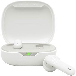 Casti In-Ear JBL Wave Flex 2, True Wireless, Bluetooth, Autonomie 40 ore, Multi-Point, Alb