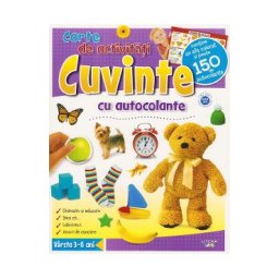 Cuvinte. Carte de activitati cu autocolante 3-6 ani