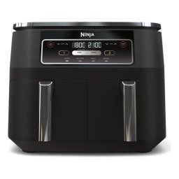 Friteuza cu 2 cosuri, AF200EU, 7.6L, 2400W Negru