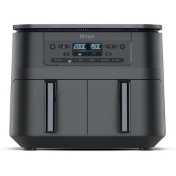 Friteuza Pro DualZone DZ300, 2400W, 7.6L, 6 functii de gatit, 2 cosuri de 3.8L